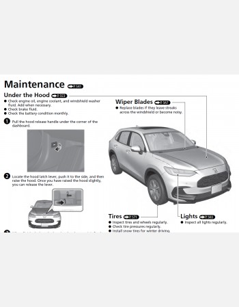 honda hr-v 2024 owners manual 